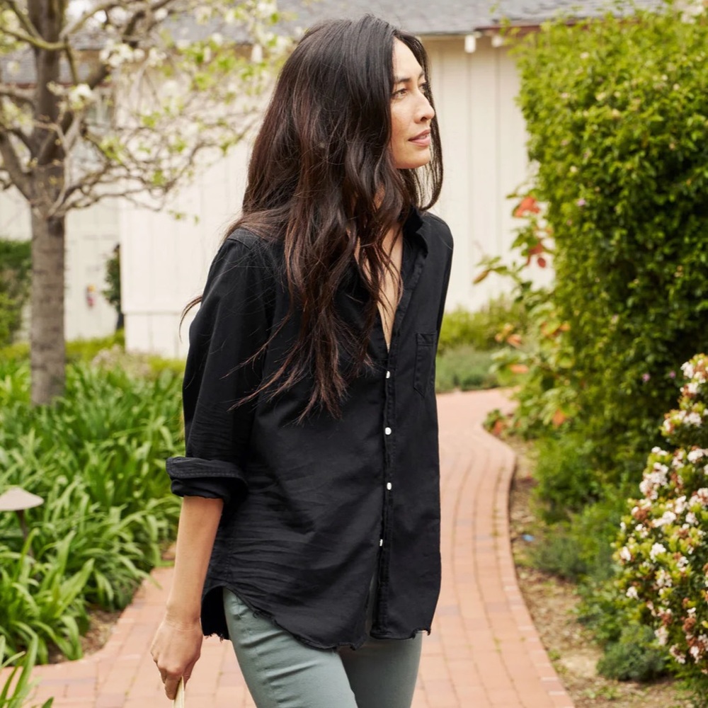 Frank & Eileen Black Denim Eileen Button-up shirt